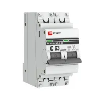 Автоматический выключатель EKF PROxima 2P 25А (C) 6кА, mcb4763-6-2-25C-pro