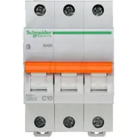 Автоматический выключатель Schneider Electric Домовой 3P 10А (C) 4.5кА, 11222