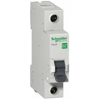 Автоматический выключатель Schneider Electric Easy9 1P 6А (C) 4.5кА, EZ9F34106