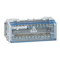 Распределительный блок Legrand, 13 подключений, 40А, в корпусе, 4881