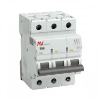Автоматический выключатель EKF AVERES 3P 50А (B) 6кА, mcb6-3-50B-av