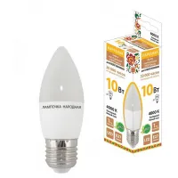 Лампа светодиодная TDM свеча FС37-10 Вт-230 В -4000 К–E27, SQ0340-1595
