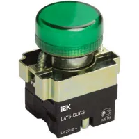 Индикатор IEK LAY5-BU63, зеленого цвета, d22мм BLS50-BU-K06