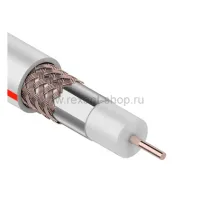 SAT 50 M, Cu/Al/Cu, (64%), 75 Ом (бухта 100м), белый кабель  PROconnect (01-2401-6)