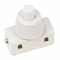 Выключатель-кнопка 250V 2А (2с) ON-OFF  белый (для настольной лампы)  REXANT