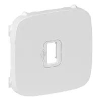 Накладка на розетку USB Legrand VALENA ALLURE, скрытый монтаж, белый, 754755