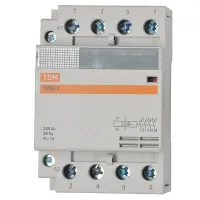 Модульный контактор TDM Electric КМ63/4 3НО+1НЗ 63А 230В AC, SQ0213-0020