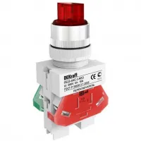 Переключатель Dekraft ПЕ22-ANC-2-RED-NEO 25058DEK