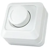 Светорегулятор поворотный TDM Ладога, 600 Вт, белый, SQ1801-0109