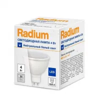 Лампа светодиодная RADIUM MR16 4Вт 4000К GU5.3 300Лм, 4008597191688
