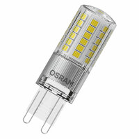 Лампа светодиодная LED капсула OSRAM 4.8W (50W) 840 G9 CL 600Lm, 4058075271890