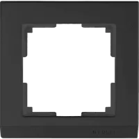 Рамка Werkel Stark 1-местная черная WL04-Frame-01-black