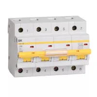 Автоматический выключатель IEK ВА 47-100 4P 50А (C) 10кА, MVA40-4-050-C