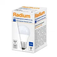 Лампа светодиодная RADIUM G45 (Шар) 6.5Вт 4000К E27 550Лм, 4008597191787