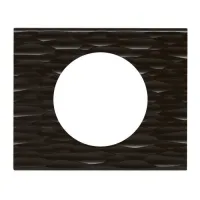 Рамка 1 пост Legrand CELIANE, corian черный рельеф, 069021