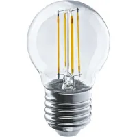 Лампа филаментная светодиодная Navigator G45 (Шар) NLL-F-G45-4-230-2.7K-E27, 71310