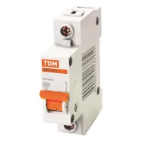 Автоматический выключатель TDM Electric ВА47-63 1P 63А (C) 4.5кА, SQ0218-0009