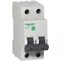 Автоматический выключатель Schneider Electric Easy9 2P 25А (C) 6кА, EZ9F56225