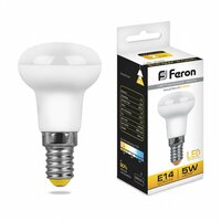 Лампа светодиодная Feron R39 5W 2700K E14, 25516