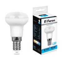 Лампа светодиодная Feron R39 LB-439 5W 6400K E14, 25518