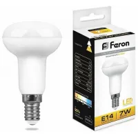 Лампа светодиодная Feron R50 LB-450 7W 2700K E14, 25513