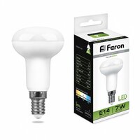 Лампа светодиодная Feron R50 LB-450 7W 4000K E14, 25514