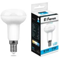 Лампа светодиодная Feron R50 LB-450 7W 6400K E14, 25515