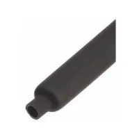 2.5 / 1.25 мм 1м термоусадка черная  REXANT