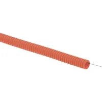 Труба ПНД легкая с зондом 20мм оранжевая IEK (кратно 50)