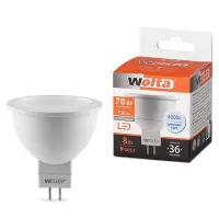 Лампа светодиодная Wolta MR16 GU5.3 8Вт 25SMR16-230-8 4000К, 25SMR16-220-8GU5.3