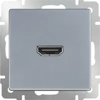Розетка HDMI серебряный Werkel WL06-60-11