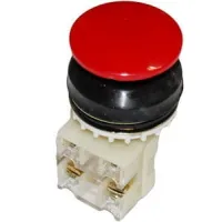 КЕ-192 У2 исп.7, красный, 2з+1р, гриб без фиксации, IP54, 10А ,660В, выключатель кнопочный  (ЭТ)
