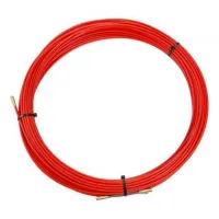 Протяжка кабельная 3,5мм, 30м стеклопруток (мини УЗК в бухте) красная Rexant