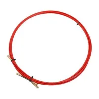 Протяжка кабельная 3,5мм, 5м стеклопруток (мини УЗК в бухте) красная Rexant