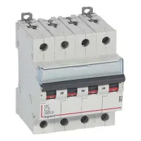 Автоматический выключатель Legrand DX3 4P 3А (C) 6кА, 407922