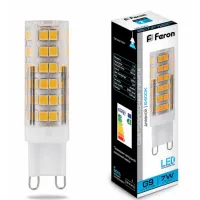 Лампа светодиодная LED капсула Feron LB-433 G9 7Вт 6400K, 25768