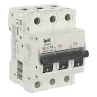 Автоматический выключатель IEK ARMAT 3P 40А (C) 6кА, AR-M06N-3-C040