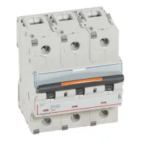 Автоматический выключатель Legrand DX3 3P 100А (D) 25кА, 409841