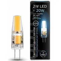 Лампа светодиодная LED капсула Gauss G4 12V 2W 4100K, 207707202