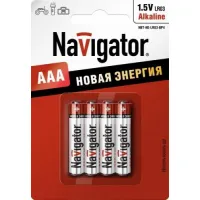Батарейка Navigator NBT-NE-LR03-BP4 94 751 (кратно 4)