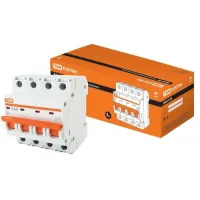 Автоматический выключатель TDM ВА47-29 4P 40А (C) 4.5кА, SQ0206-0129