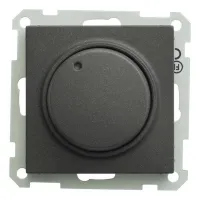 Светорегулятор (диммер) поворотный 300Вт механизм SE W59, черный бархат