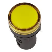 Лампа IEK AD16DS LED матрица, d=16мм, желтый, 12В, AC/DC BLS10-ADDS-012-K05-16