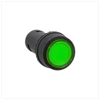 Кнопка с подсветкой EKF SW2C-10D PROxima 24В зеленая SQsw2c-md-g-24