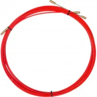 Протяжка кабельная 3,5мм, 15м стеклопруток (мини УЗК в бухте) красная Rexant