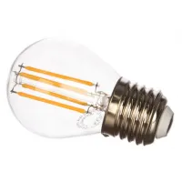 Лампа филаментная светодиодная Feron G45 (Шар) LB-52 E27 7W 2700K, 25876