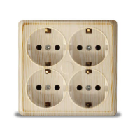 UNIVersal  Олимп Сосна Роз. 4-ая с/з Квадрат 16А 220В ОП 1177