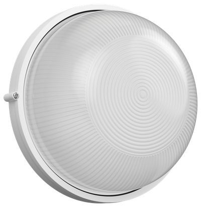 Светильник НПП1101 круг 100Вт IP54 белый IEK