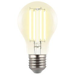 Лампа светодиодная Uniel E27 5W 3000K прозрачная LED-A60-5W/3000K/E27/CL GLY01TR UL-00011932
