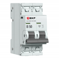 Автоматический выключатель ВА 47-63N 2P 50А (В) 4,5 кА PROXIMA EKF